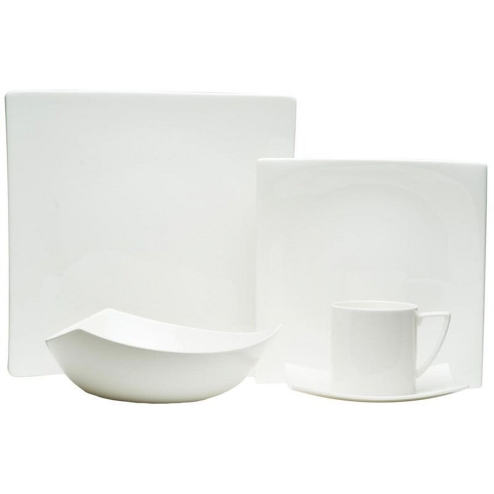 Red Vanilla  Extreme White 20-piece Dinner Set