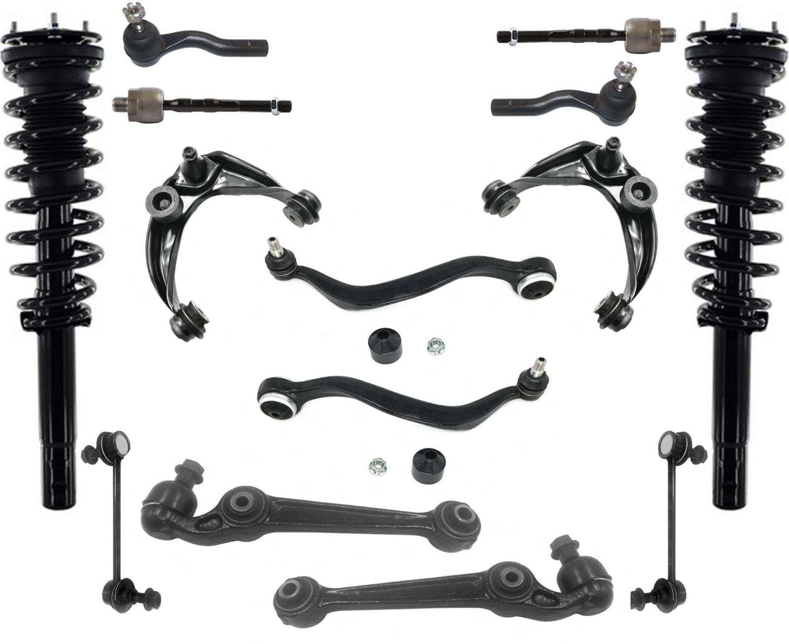 Front Struts Control Arms Rods Links For Lincoln MKZ 3.5L 10-12 All Wheel Drive