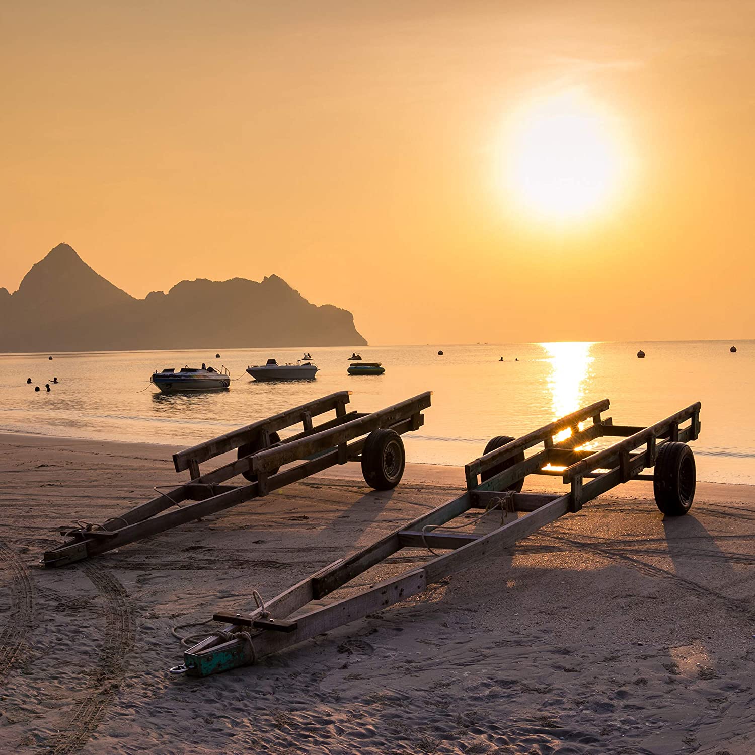 Marastar 175/80D13 Load Range C 5-Lug Trailer Tire and Wheel 80301