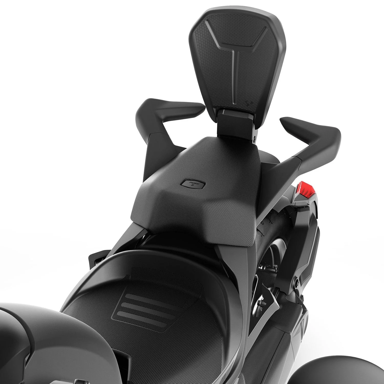 Can-Am New OEM, Ryker Cast Aluminum Black Foldable Passenger Backrest, 219400843