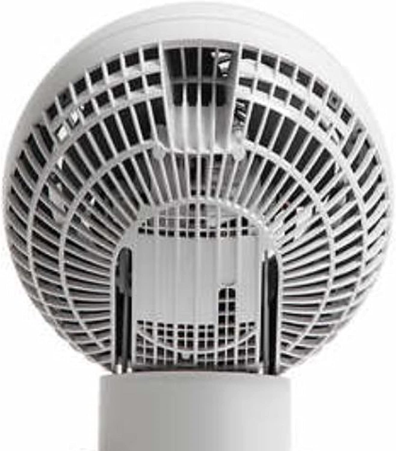SC15T, Remote Controlled Compact Globe Oscillating Circulating Fan, White, 1 Pack