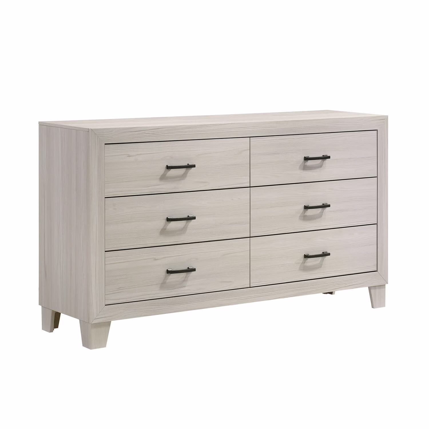 Picket House Furnishings Poppy 6-Drawer Dresser in Gray