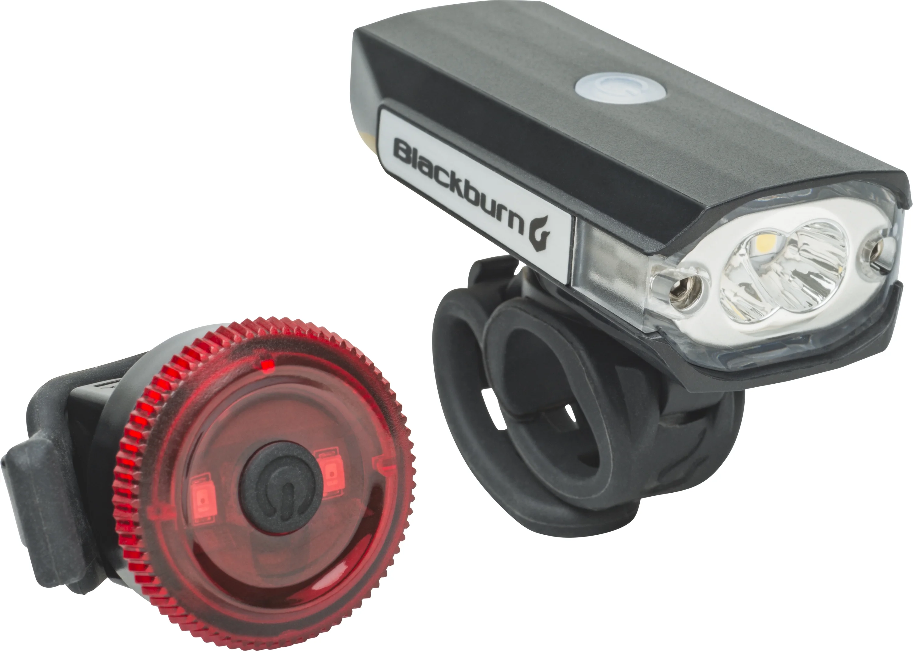 (2 pack) Blackburn 125 Lumen Premium Bike Light Set with Front Headlight and Rear Taillight