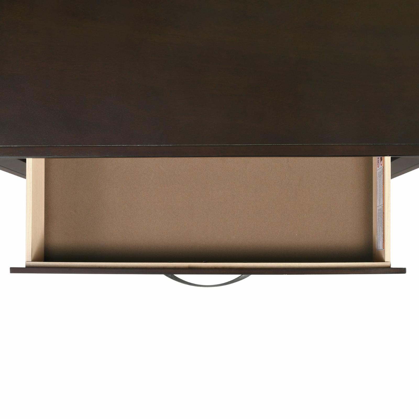 Picket House Furnishings Warren 2-Drawer Wood Nightstand in Merlot