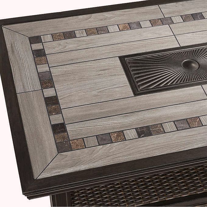 Salon de jardin Agio Conway – Ensemble lounge 4 pièces à assise profonde