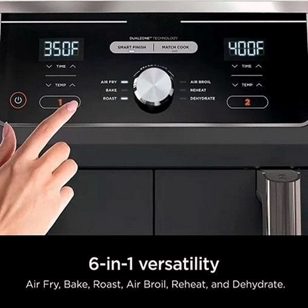 LIQUIDATION – Friteuse à air chaud avec 2 paniers indépendants