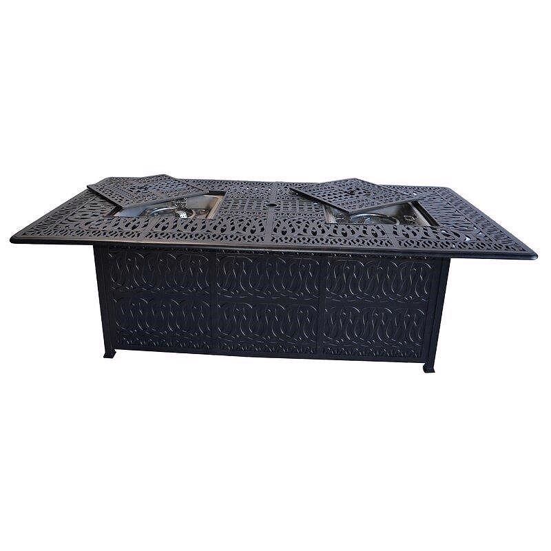 Ensemble de salle à manger rectangulaire Harland pour 8 personnes – Table 84'' de long (9 pièces)