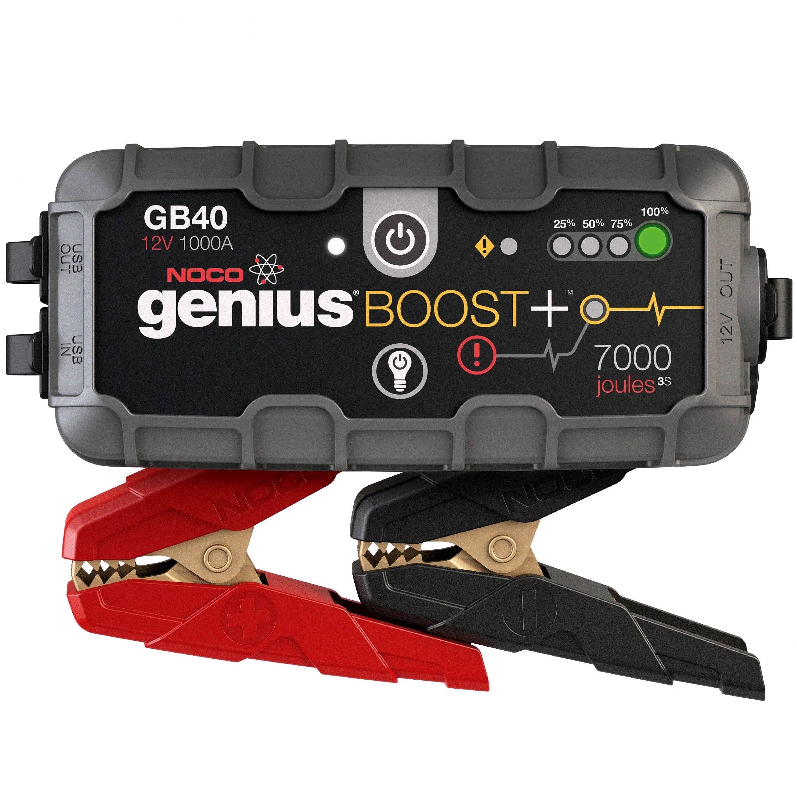 NOCO Boost Plus GB40 – Démarreur portable UltraSafe au lithium 12 V, 1000 A, pour moteurs essence jusqu’à 6,0 L et дизel jusqu’à 3,0 L