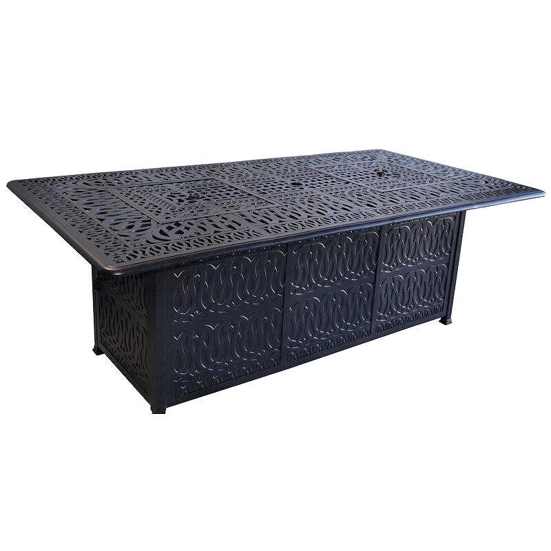 Ensemble de salle à manger rectangulaire Harland pour 8 personnes – Table 84'' de long (9 pièces)