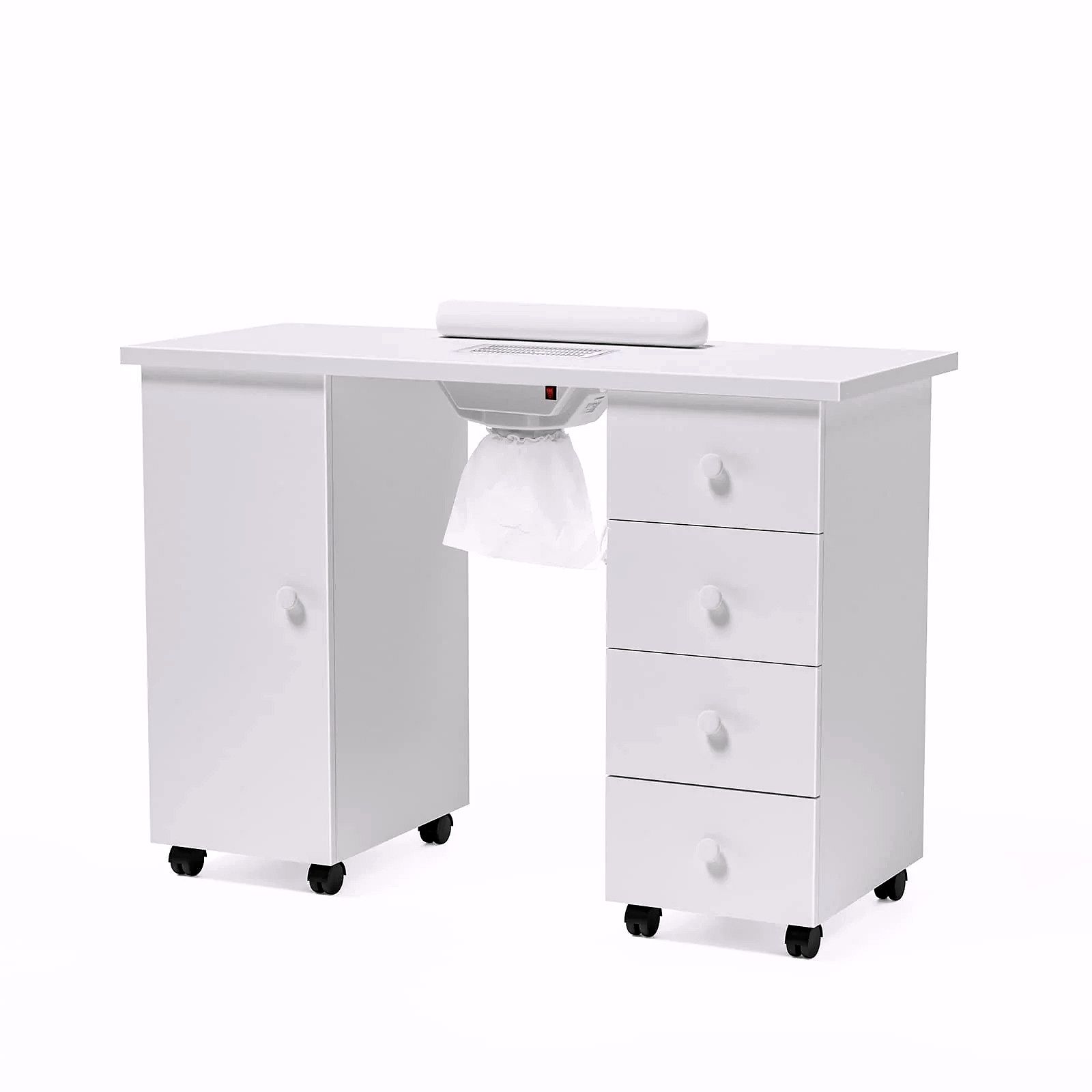 Table de Manucure OmySalon avec Aspirateur Électrique Intégré (Système d’Aspiration Downdraft)