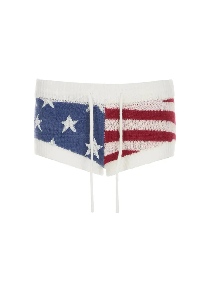 'Stargirl' Streetstyle Independent Day Star Pattern Shorts