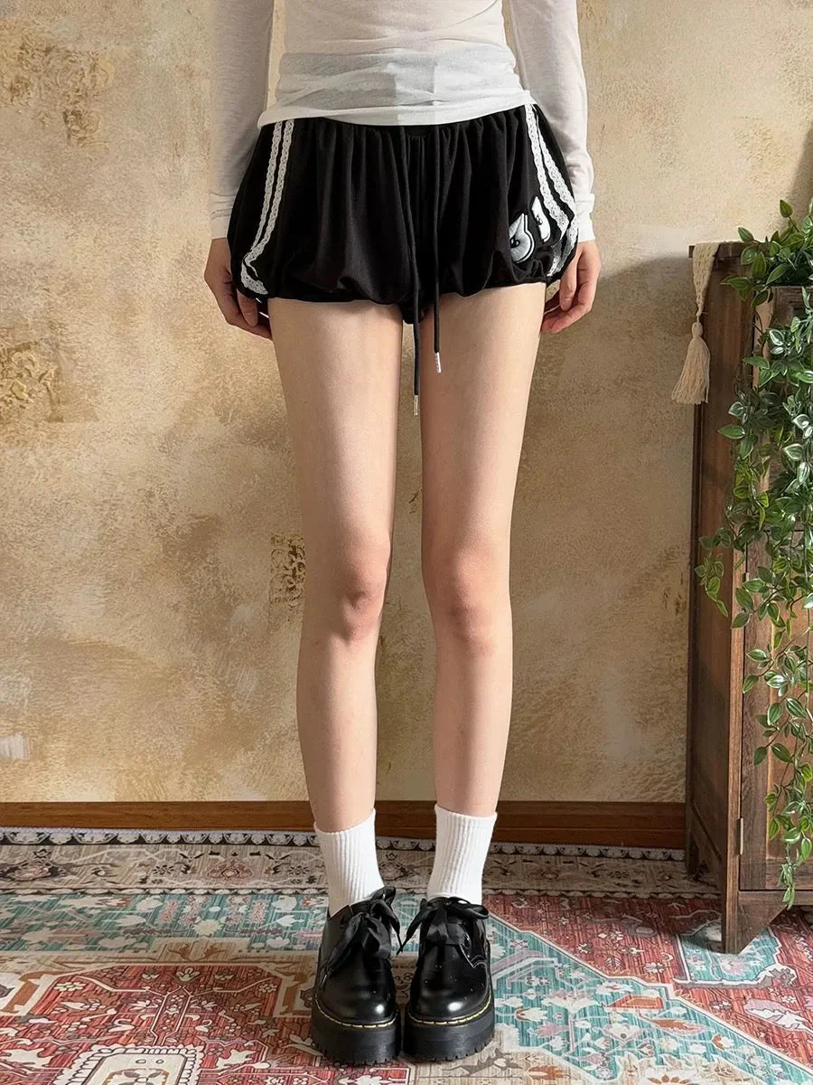 'Boba' Blokette Ruffle Sports Style Bubble Shorts