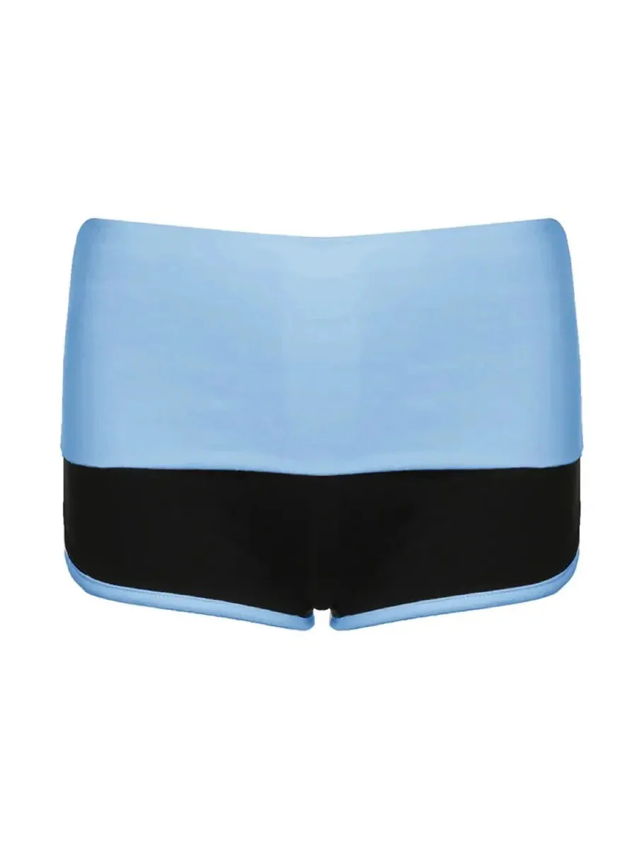 'Work It Out' Bloke core Retro Fit Color Contrast Shorts