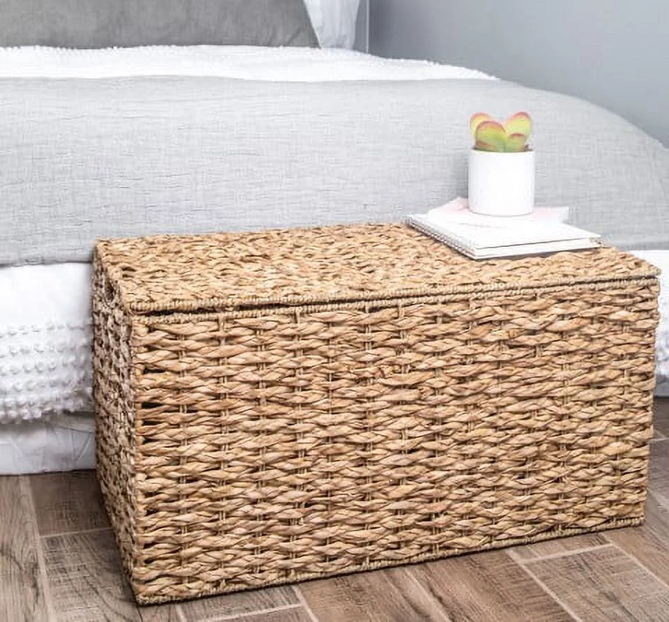 Better Homes & Gardens Braided Rush Storage Trunk, Large