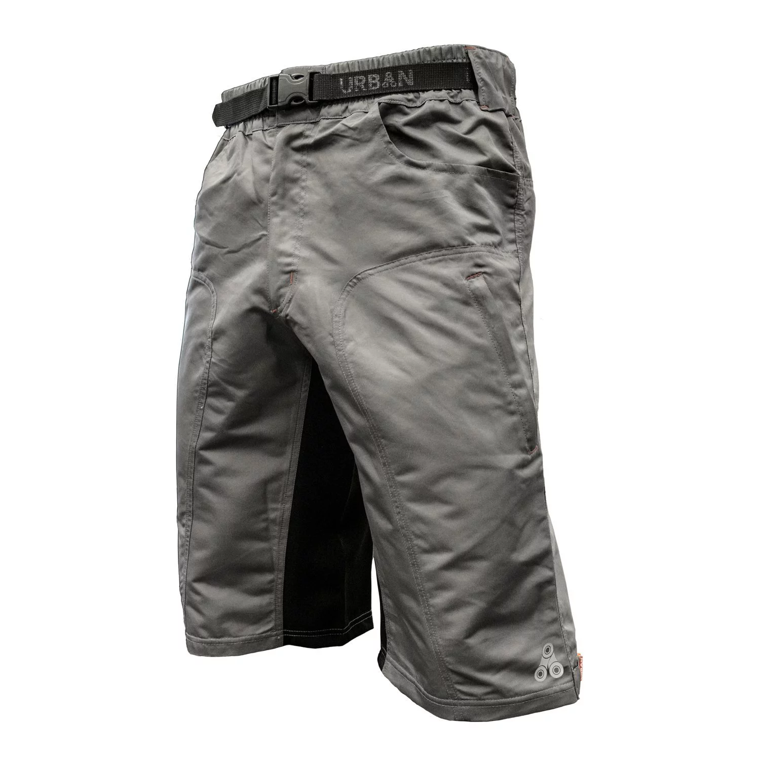 THE ENDURO - Men's Grey MTB Shorts with Padded Underliner