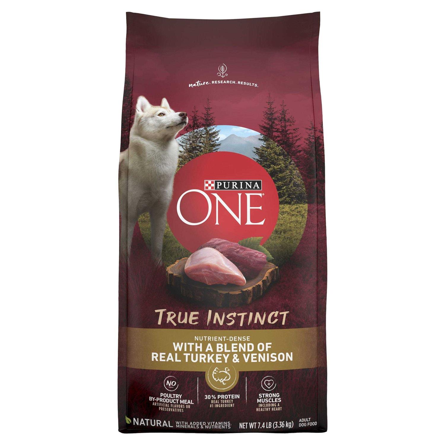 Purina ONE Real Turkey & Venison True Instinct Dry Dog Food - Pet Supplies online store
