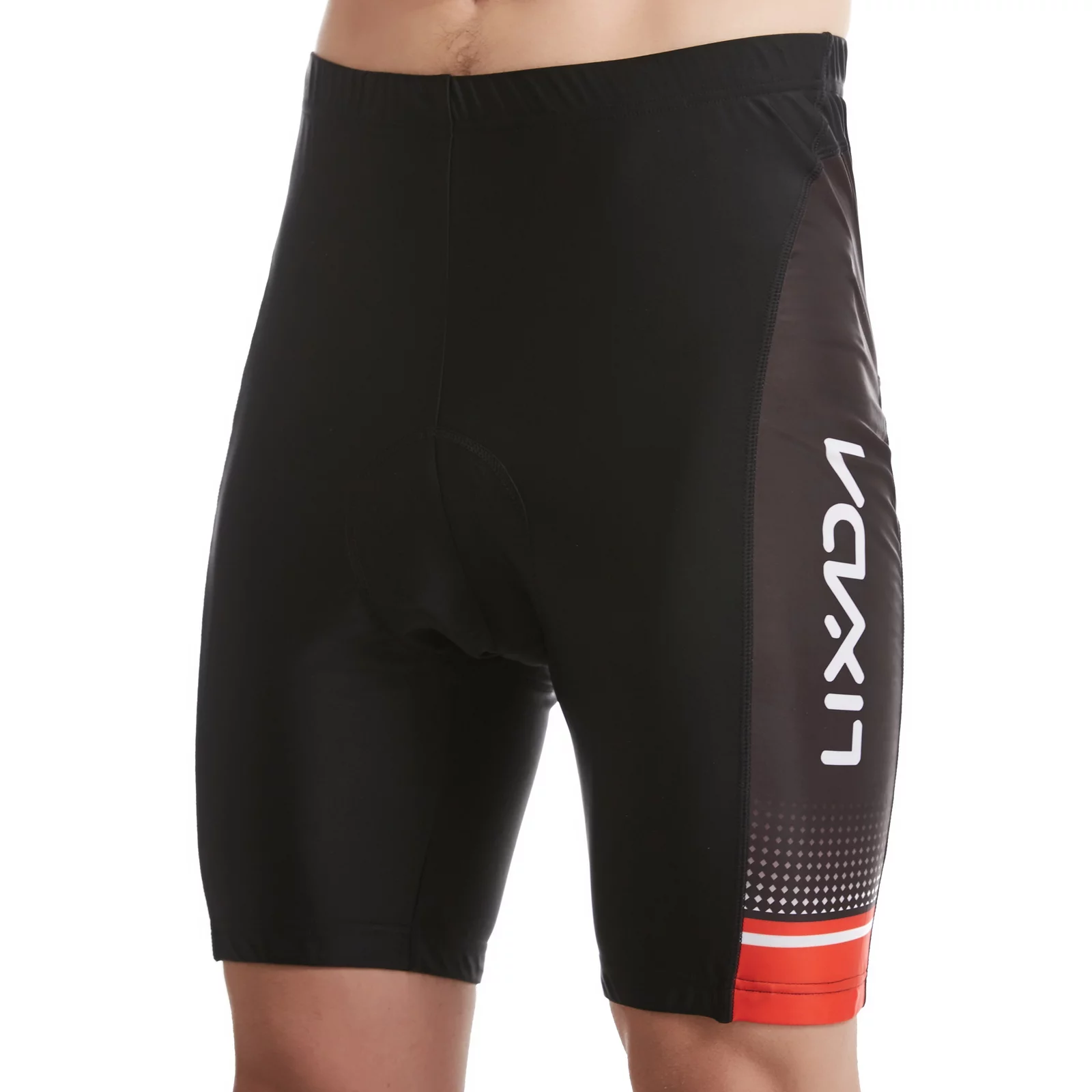 Lixada Men Cycling Jersey Set Breathable Quick-Dry Short Sleeve Biking Shirt and Foam Padded Shorts MTB Cycling Outfit Set