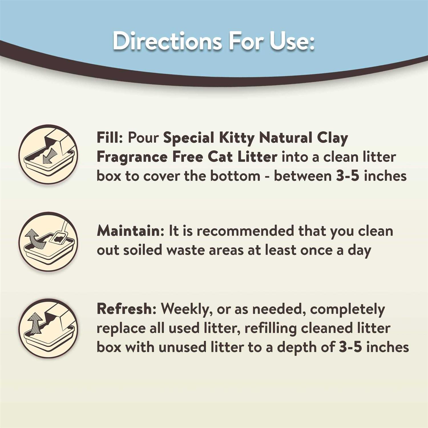 Special Kitty Odor Control Tight Clumping Cat Litter - Pet Supplies online store