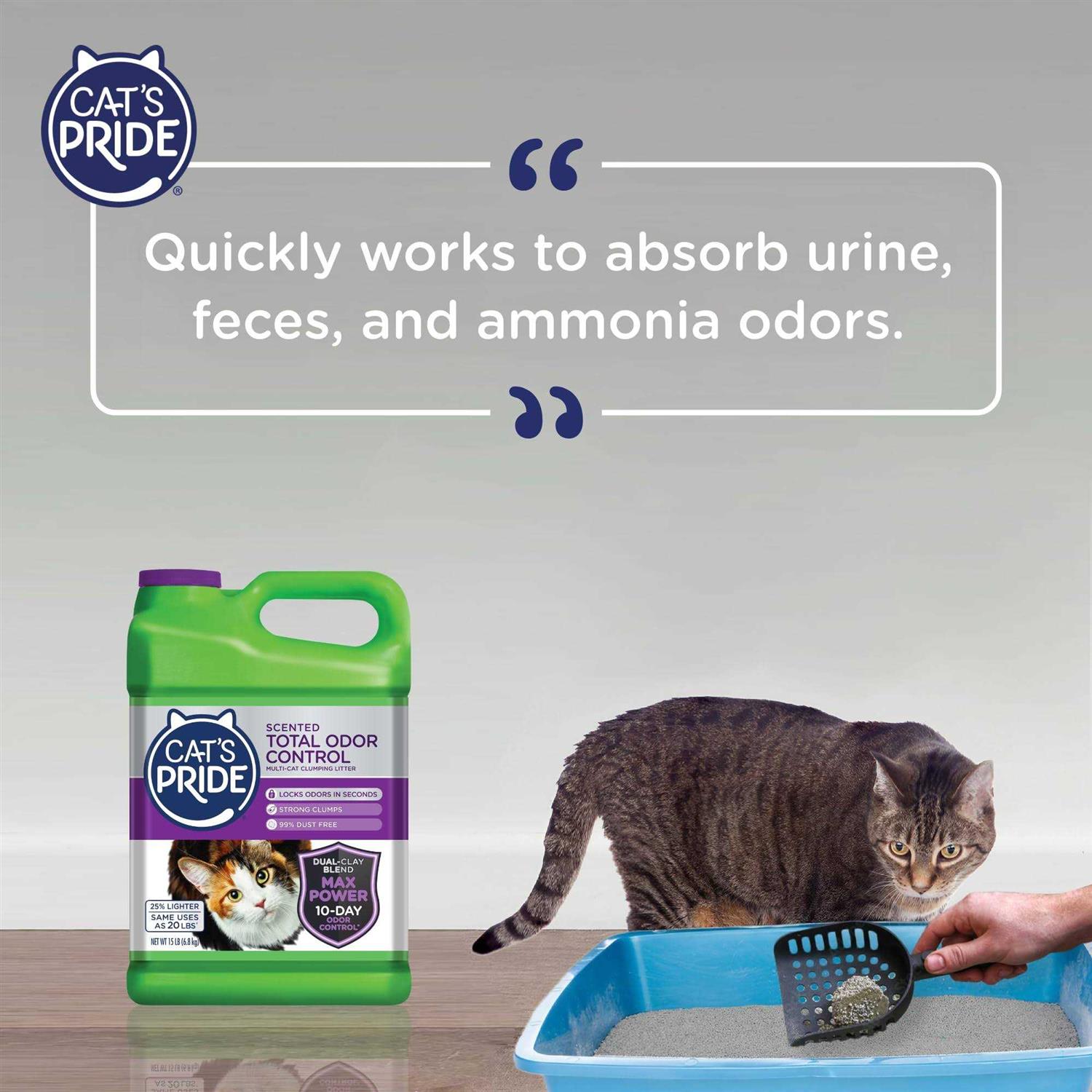 Cat's Pride Total Odor Control Scented Cat Litter - Pet Supplies online store