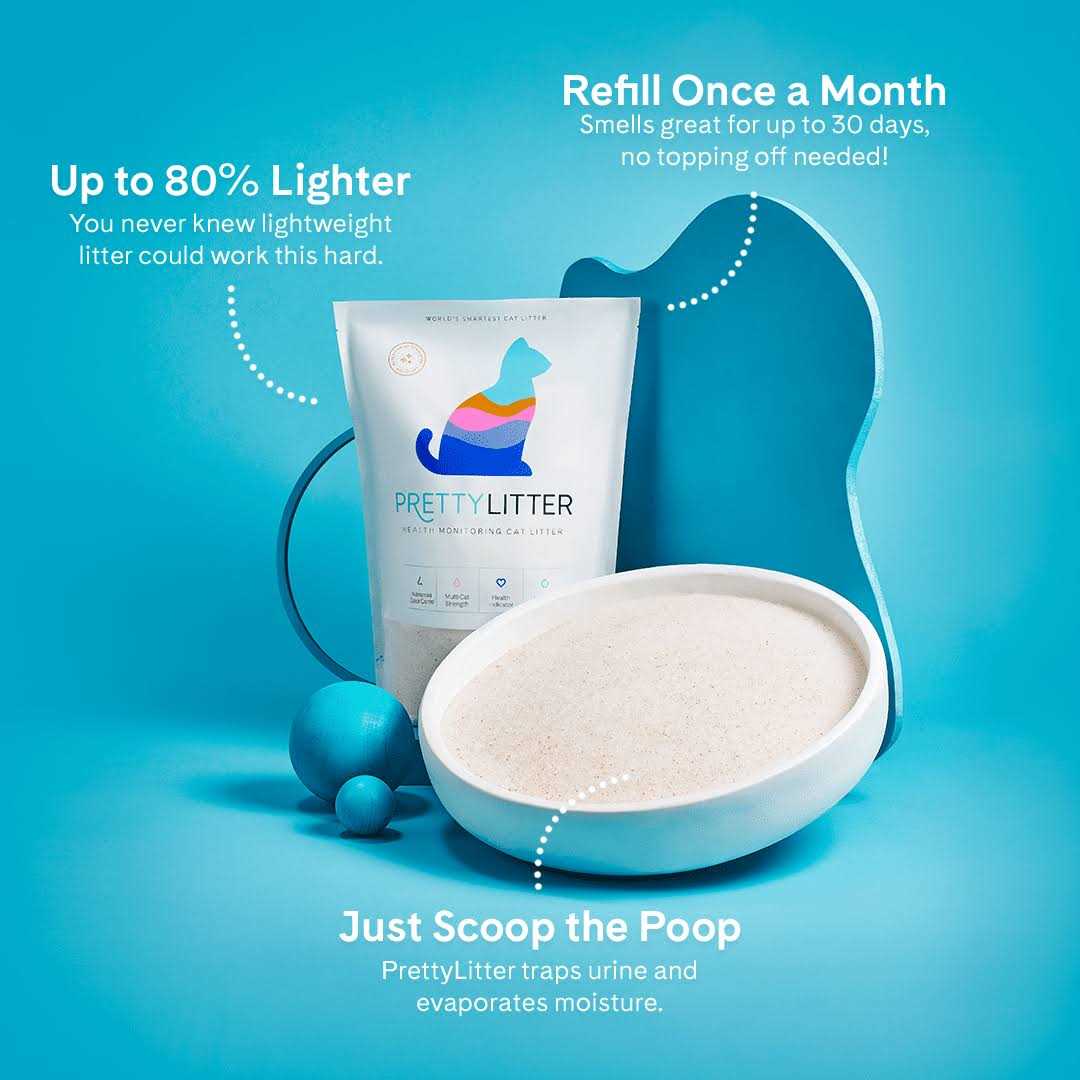 PrettyLitter Health Monitoring Cat Litter - Pet Supplies online store