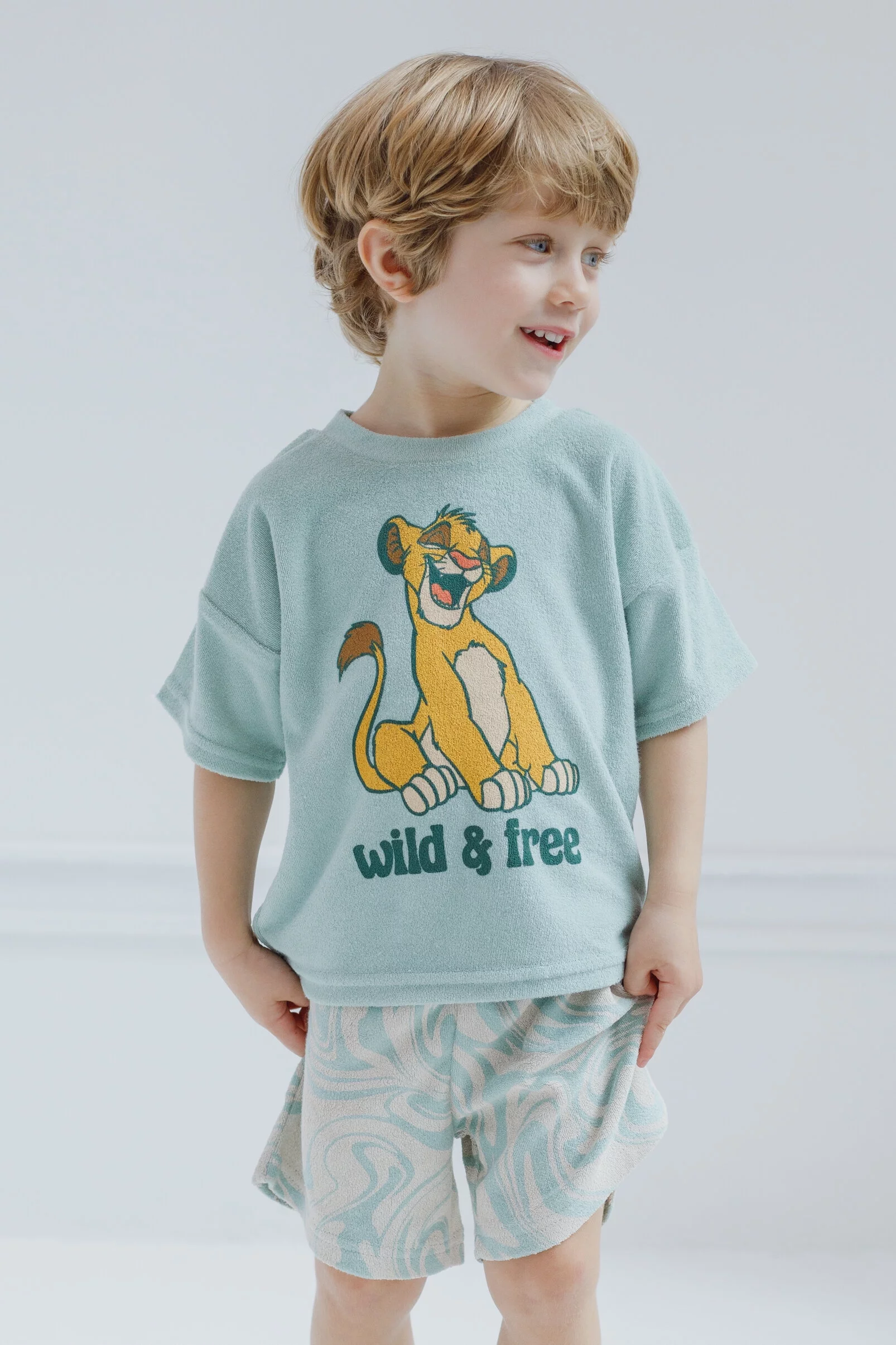 Disney Lion King Simba T-Shirt and Shorts Outfit Set Toddler to Big Kid