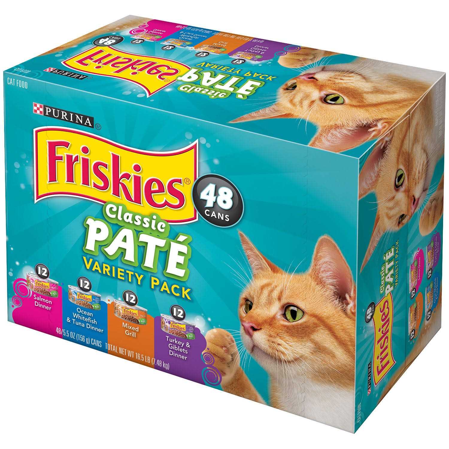 Purina Friskies Classic Pate Cat Food Variety Pack - Pet Supplies online store