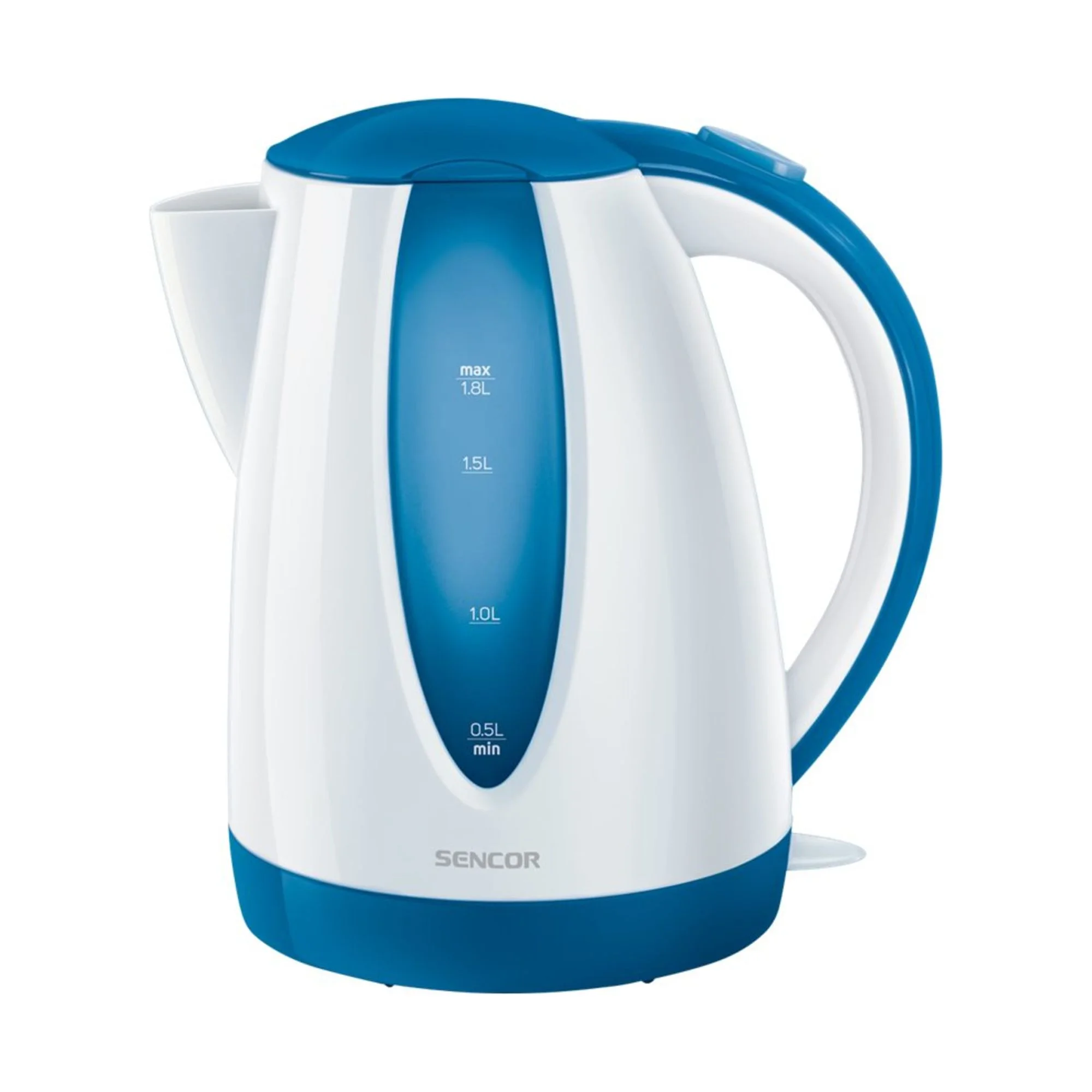 Sencor SWK1812BL 1200 Watt 1.8 Liter Electric Kettle with Auto Shutoff, Blue