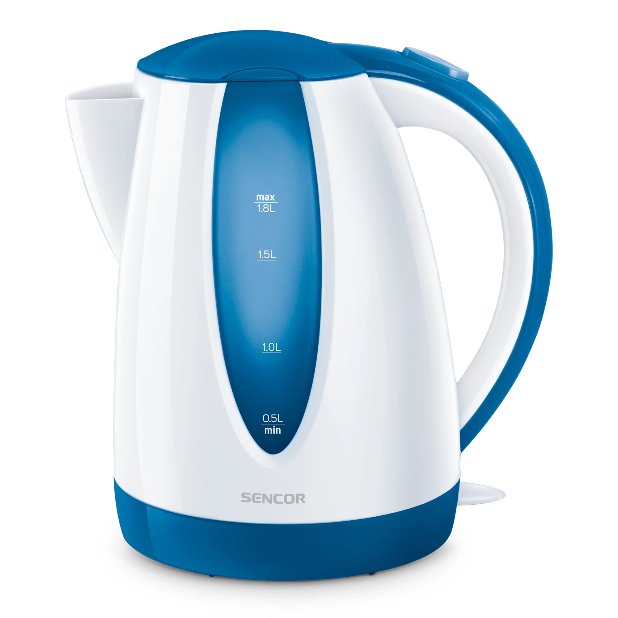 Sencor SWK1812BL 1200 Watt 1.8 Liter Electric Kettle with Auto Shutoff, Blue