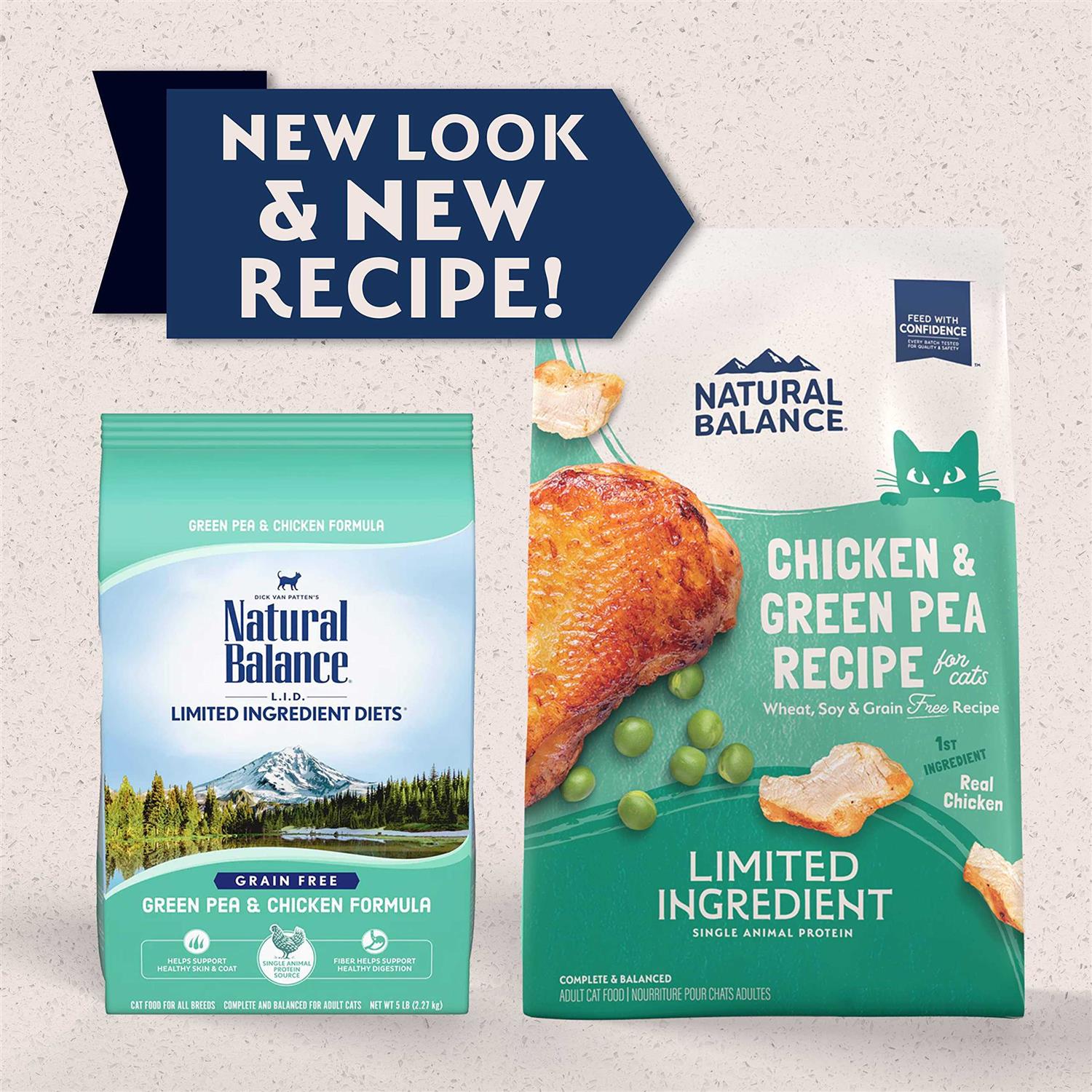 Natural Balance Limited Ingredient Chicken & Green Pea Recipe Grain-Free Dry Cat Food - Pet Supplies online store