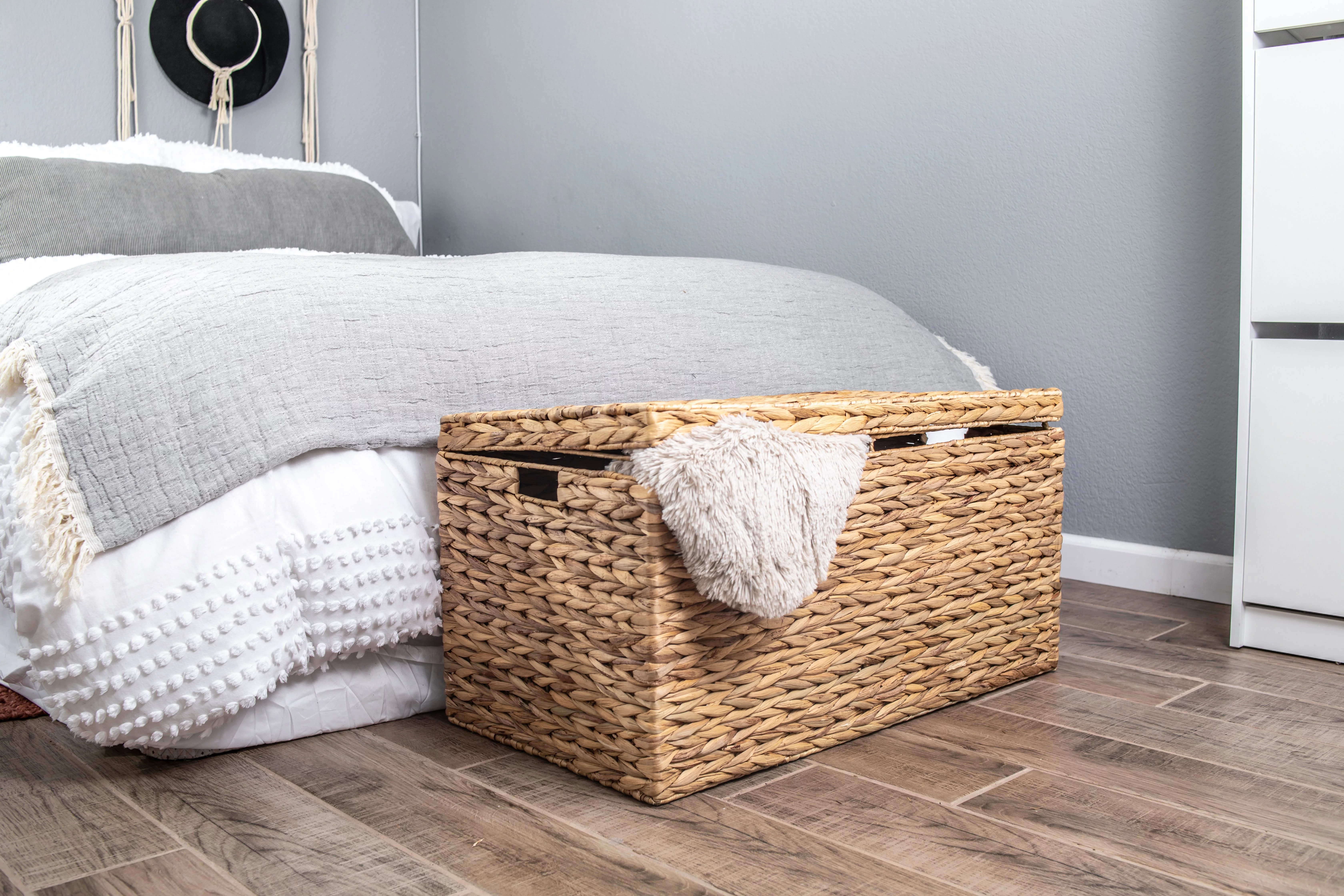 Better Homes & Gardens Natural Water Hyacinth Storage Trunk, Large